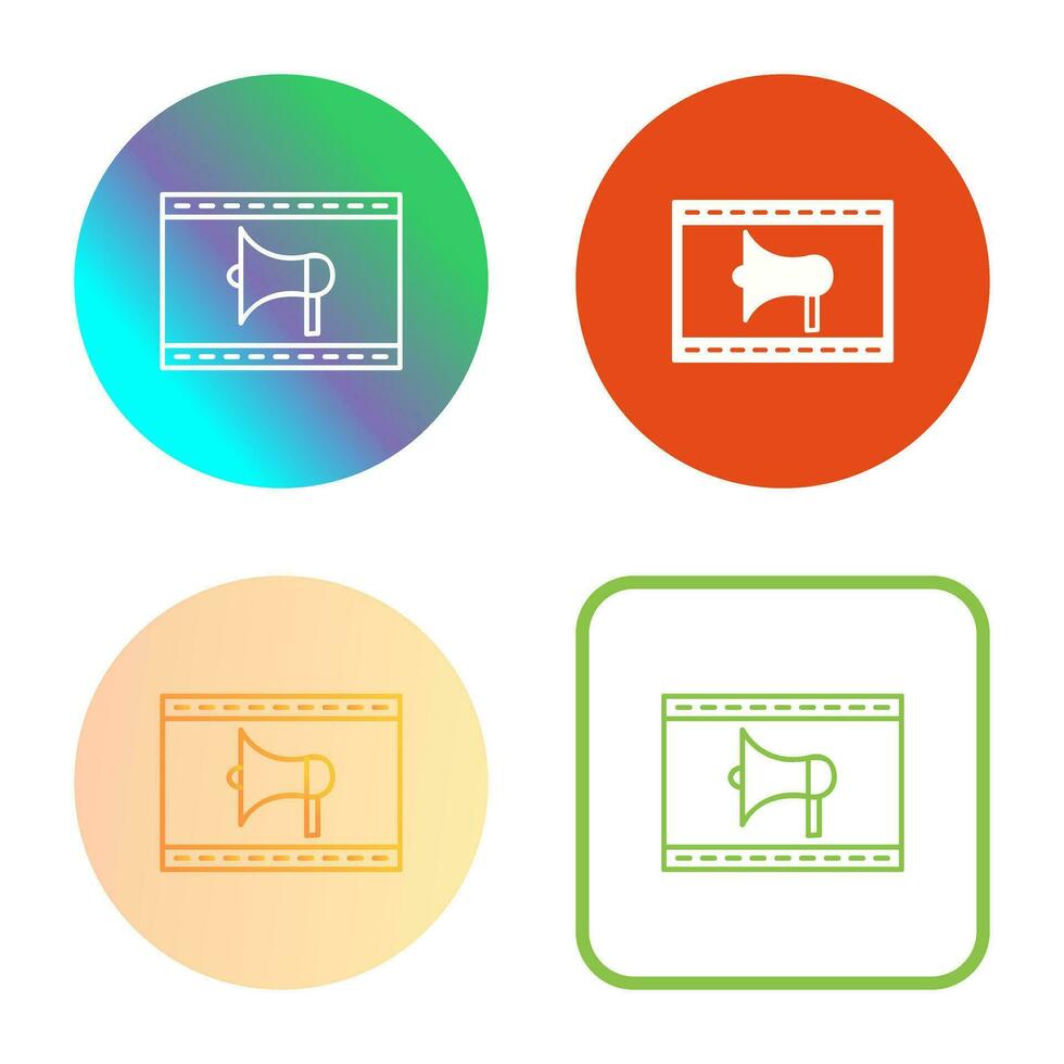 Unique Internet Ads Vector Icon