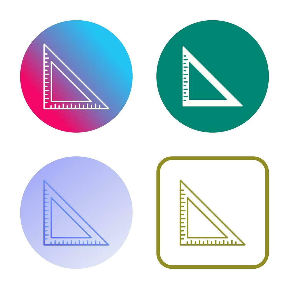 Set Square Vector Icon