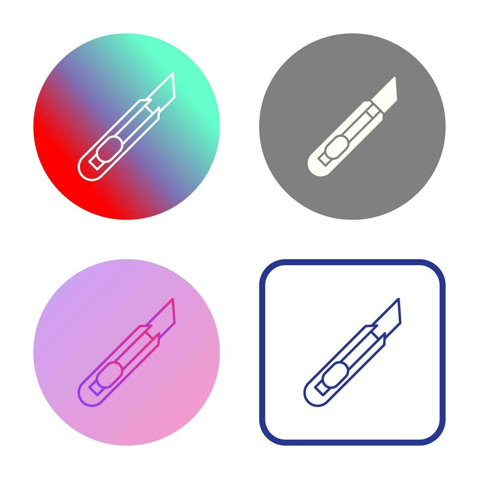 Stationery Knife Vector Icon