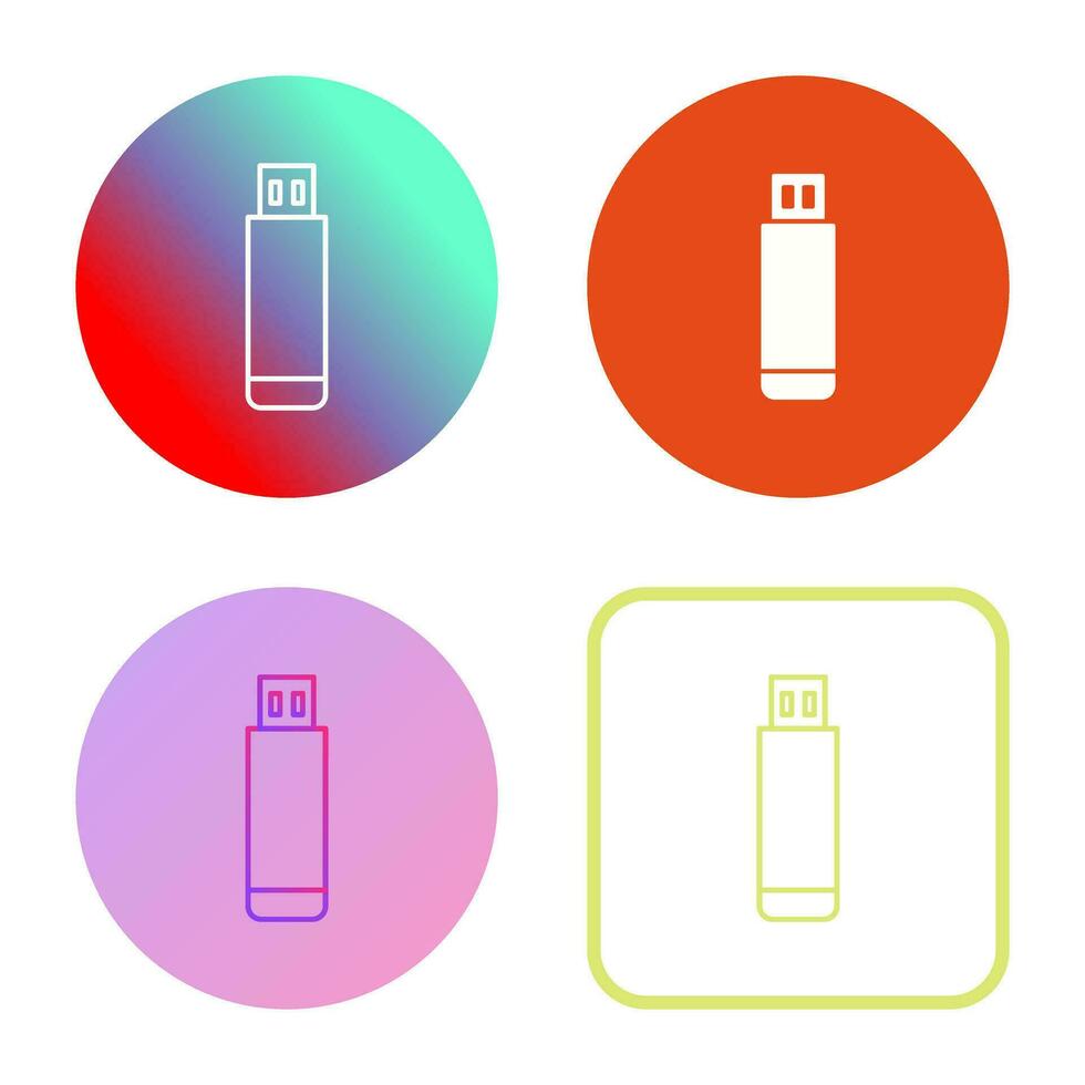 USB Drive Vector Icon