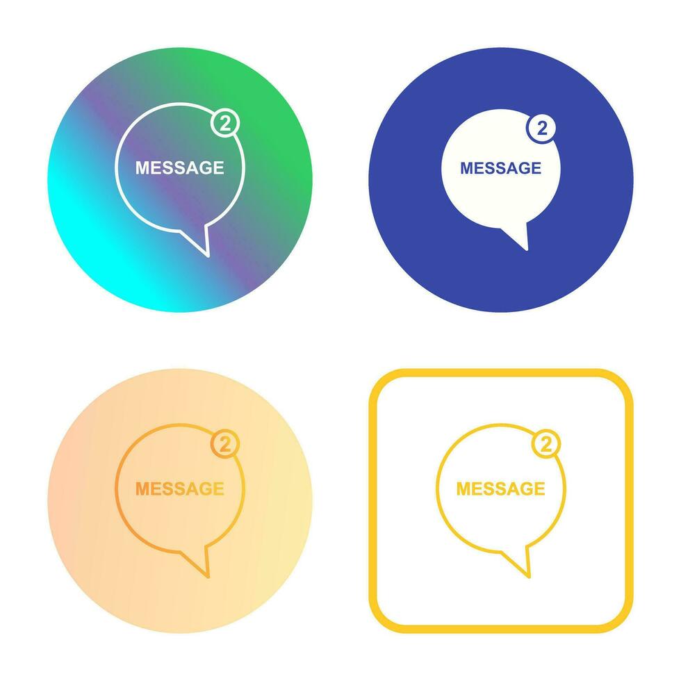 Message Bubbles Vector Icon