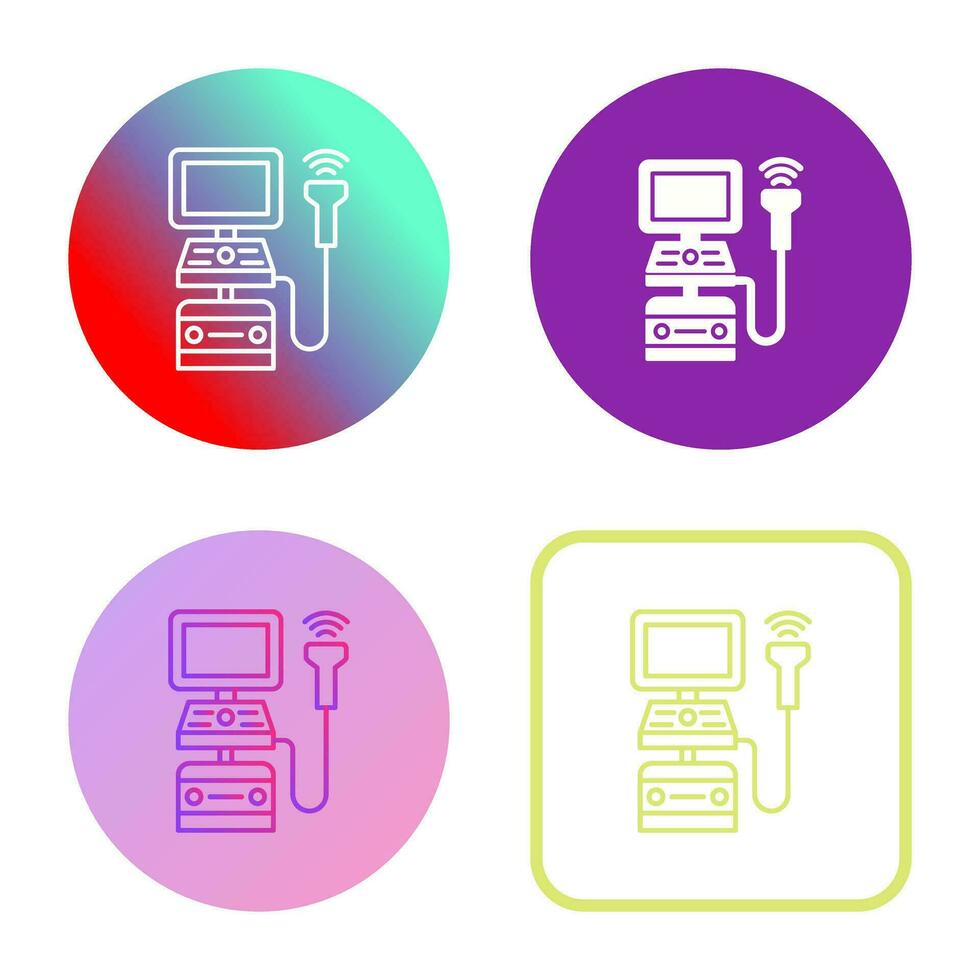 Ultrasound Machine Vector Icon