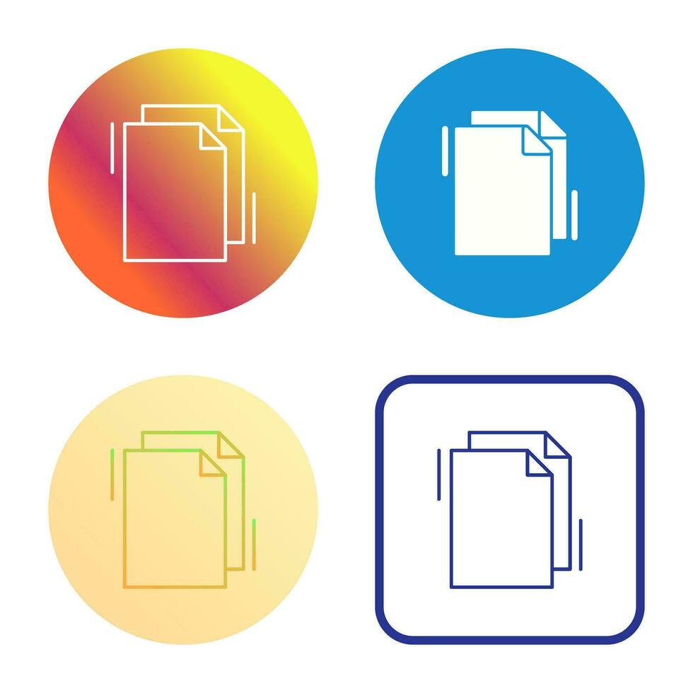 Copy Vector Icon