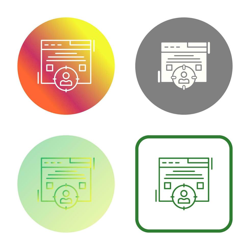 Target Audience Vector Icon
