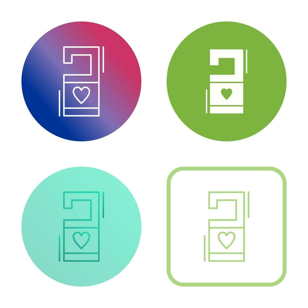 Door Knob Sign Vector Icon