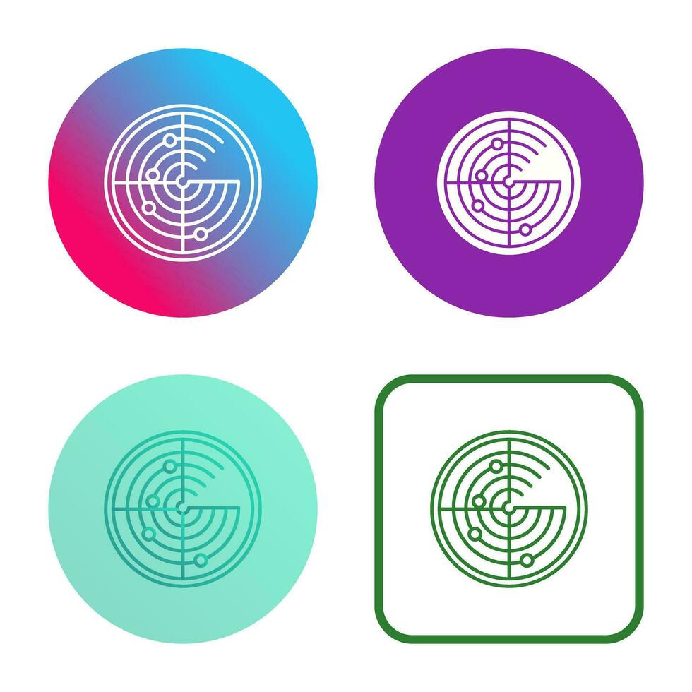 Radar Vector Icon