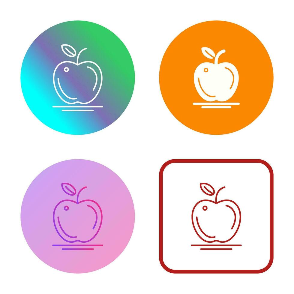 icono de vector de manzana