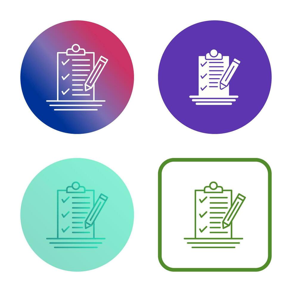 Check List Vector Icon