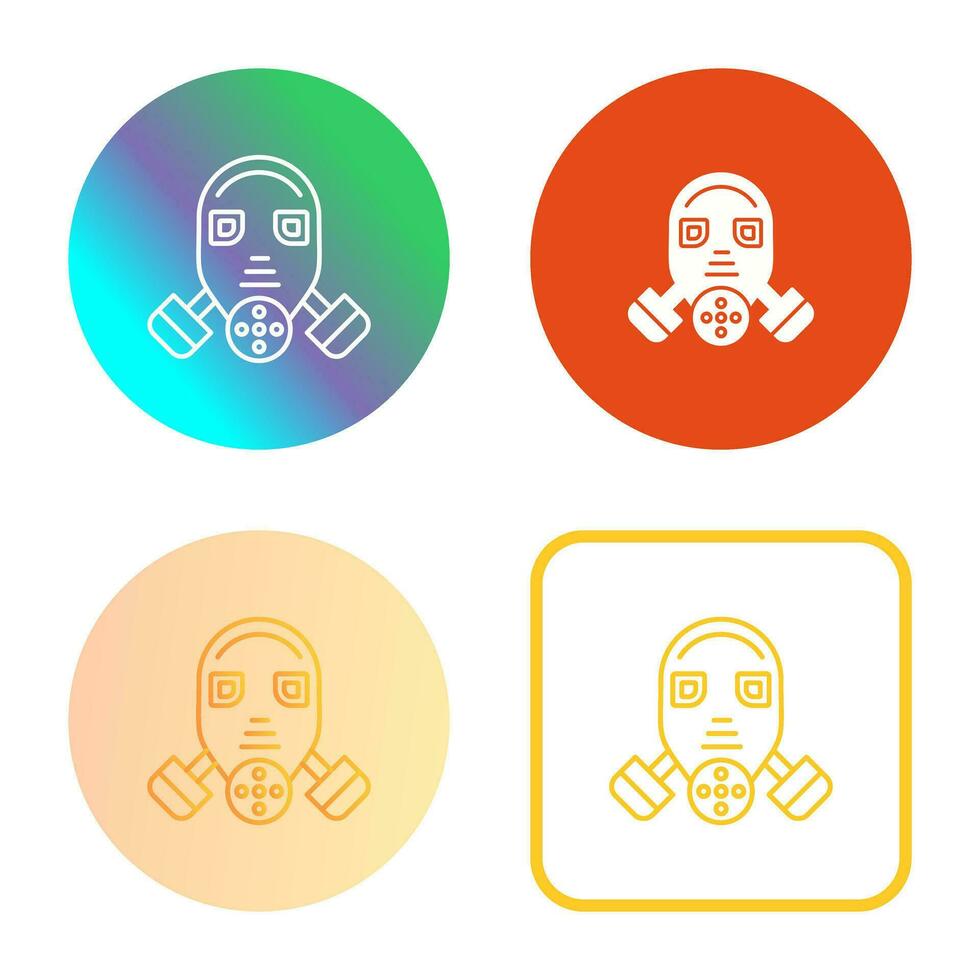 Gas Mask Vector Icon