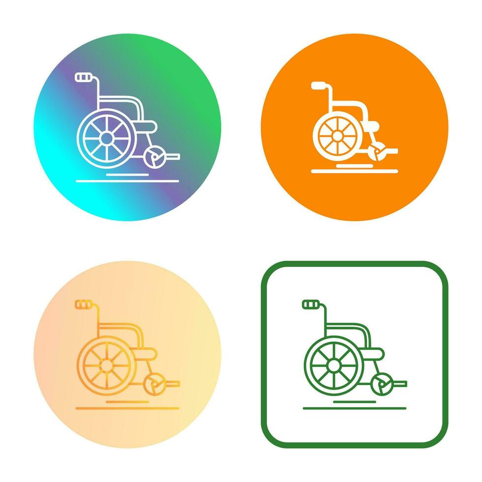 Wheel Chair Vector Icon