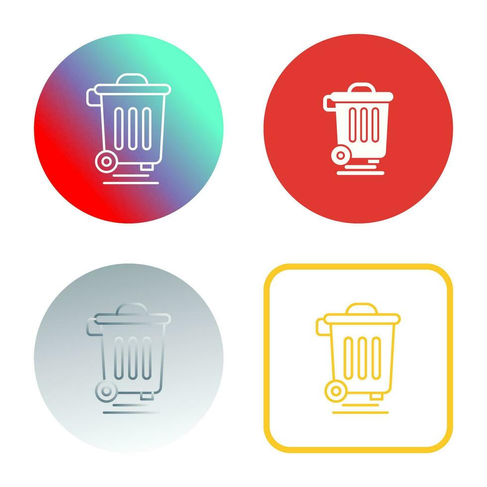 Dustbin Vector Icon