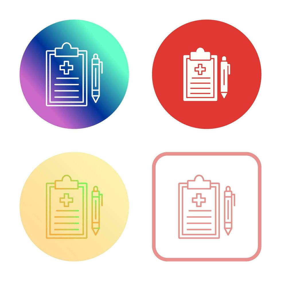 Medical Record Vector Icon