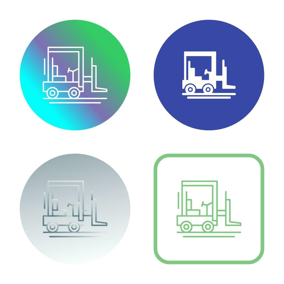 Forklift Vector Icon