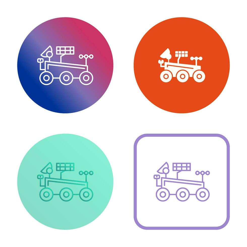 Mars Rover Vector Icon
