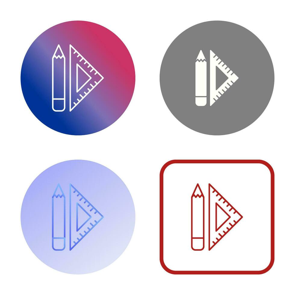 Set Square Vector Icon