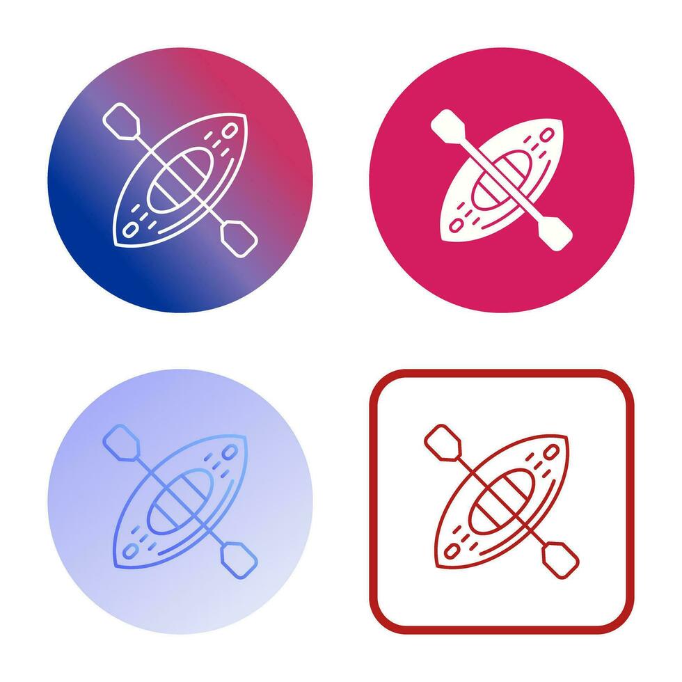 Kayak Vector Icon