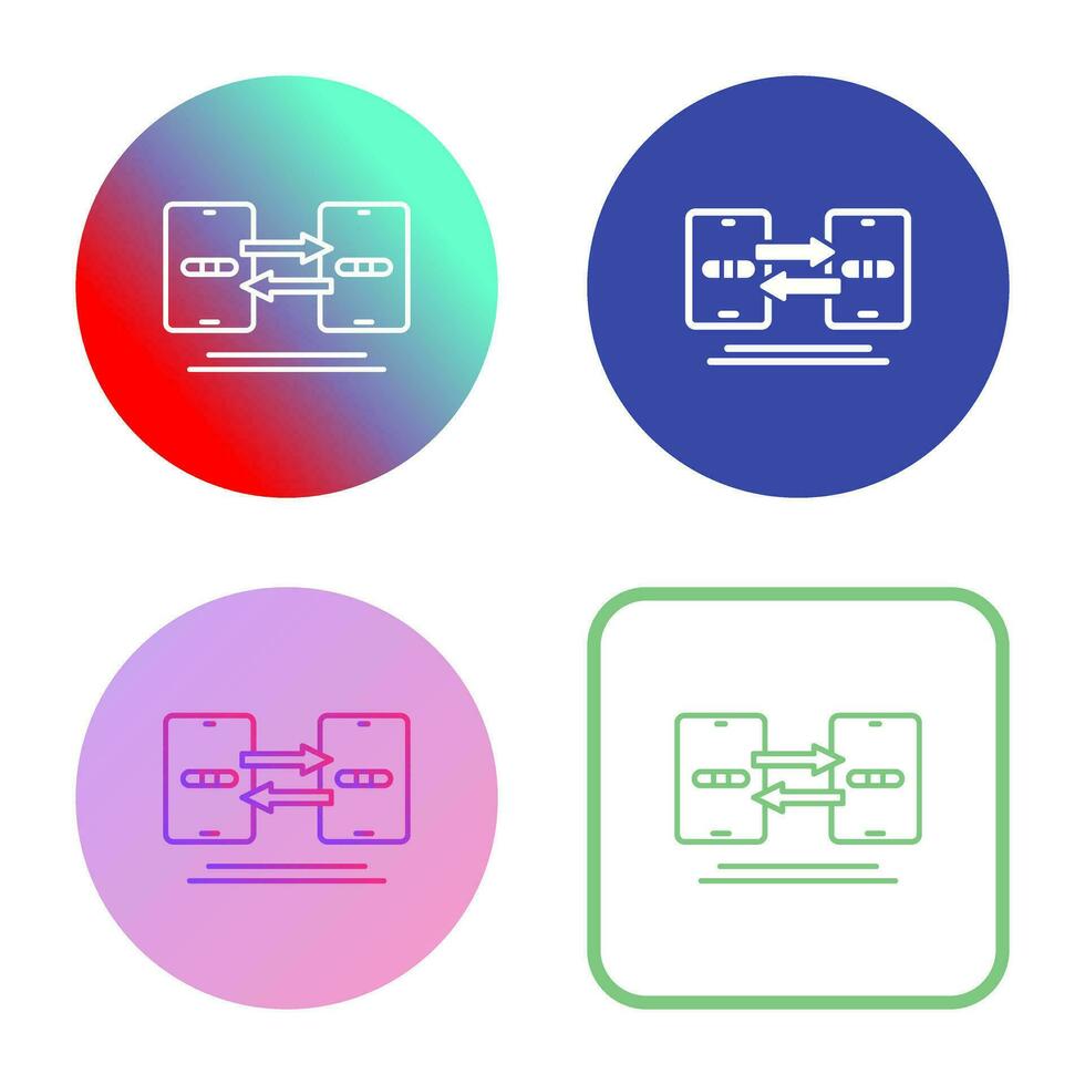 Data Synchronization Vector Icon