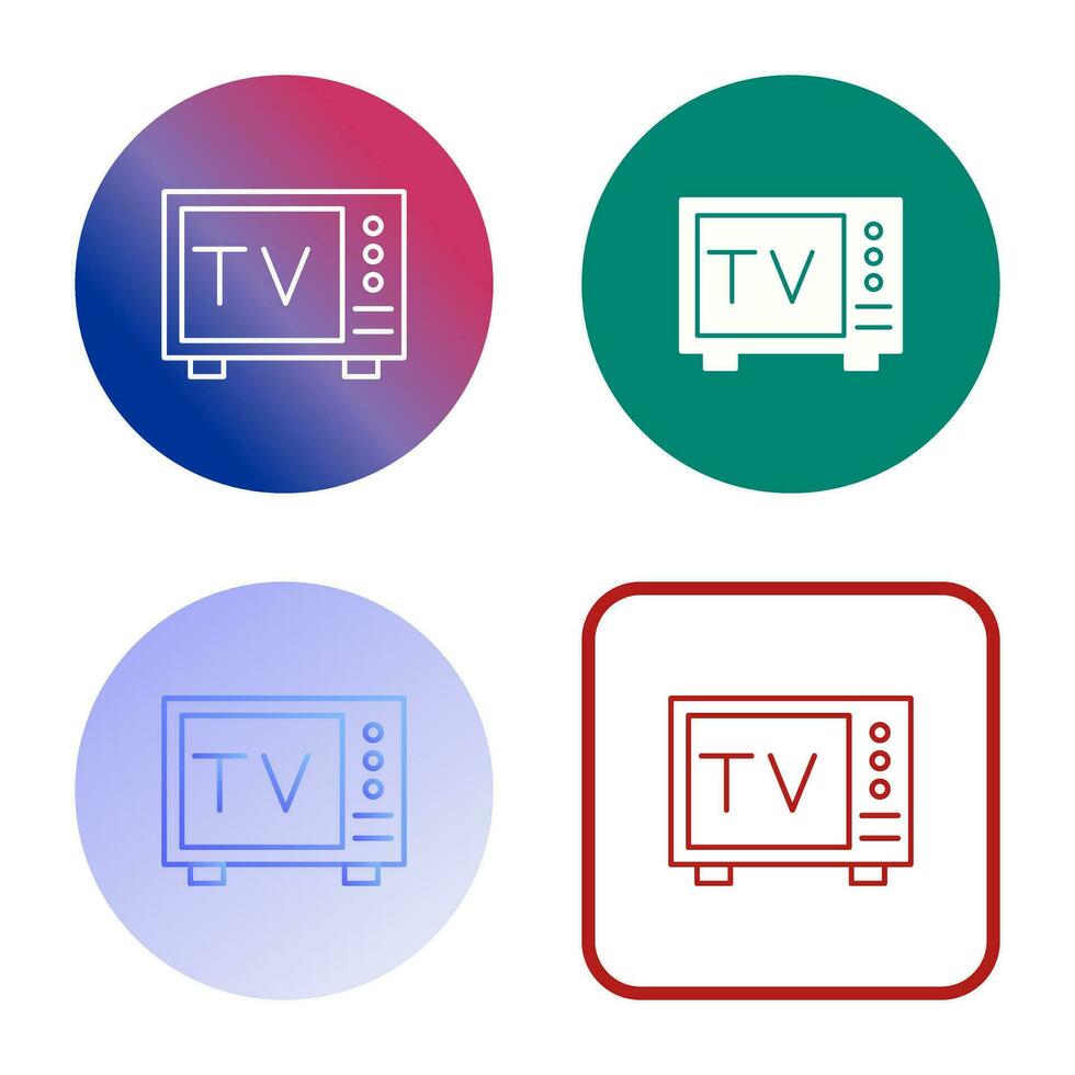 icono de vector de tv