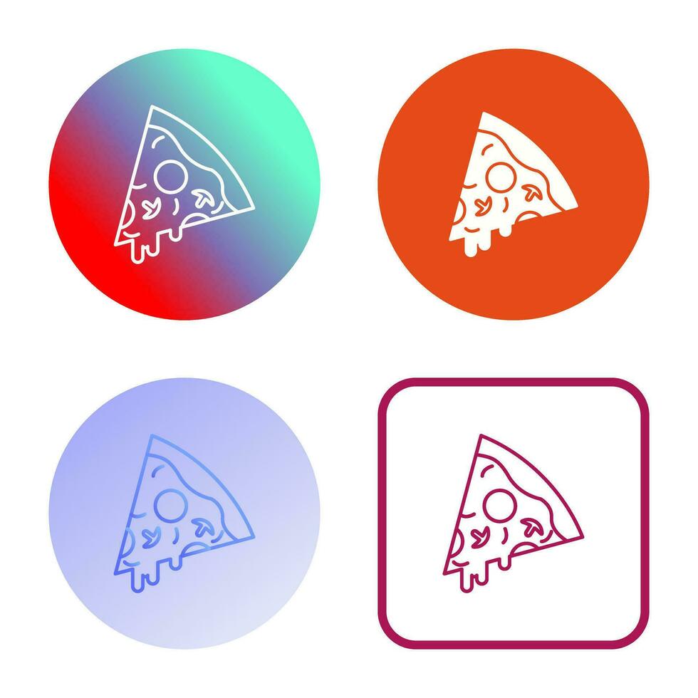 icono de vector de pizza