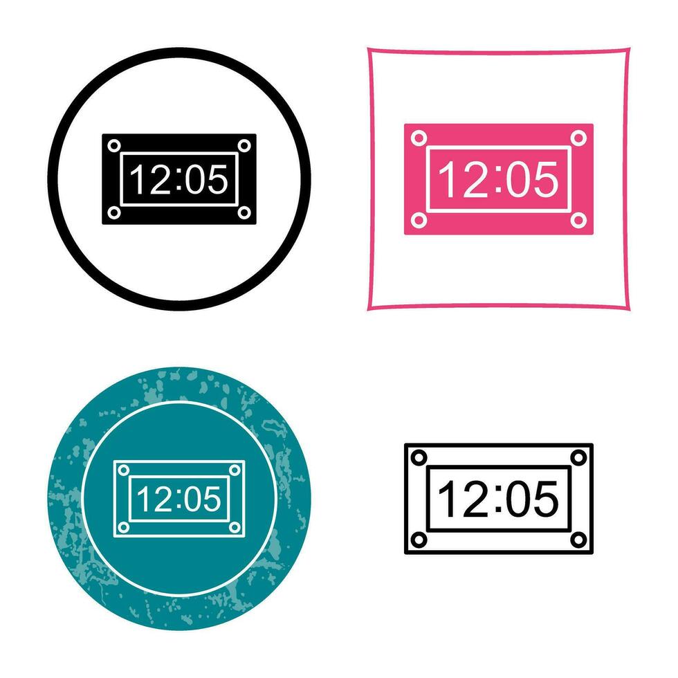 Unique Timer Vector Icon