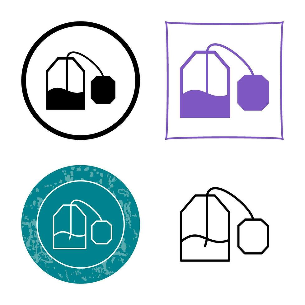 Tea Bag Vector Icon