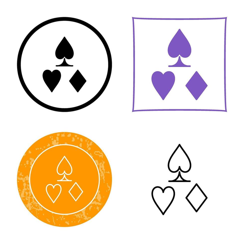 Card Suits Vector Icon