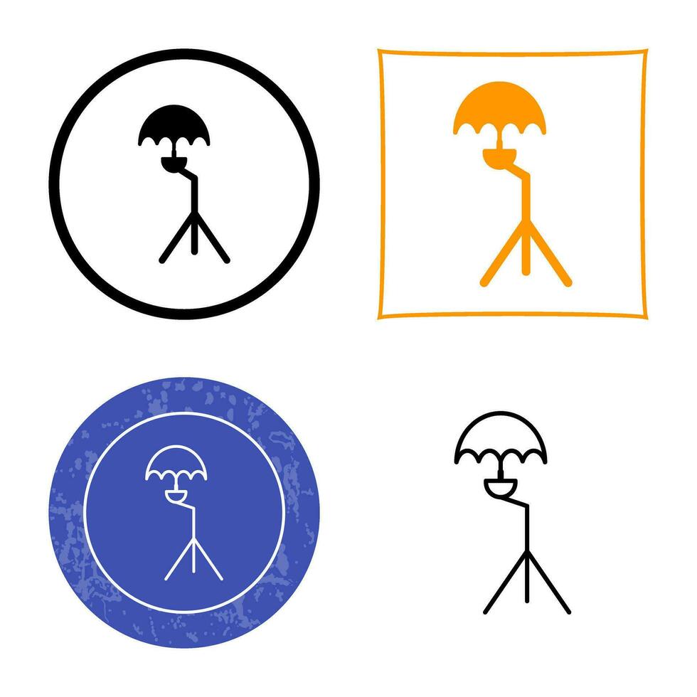 Unique Umbrella Stand Vector Icon