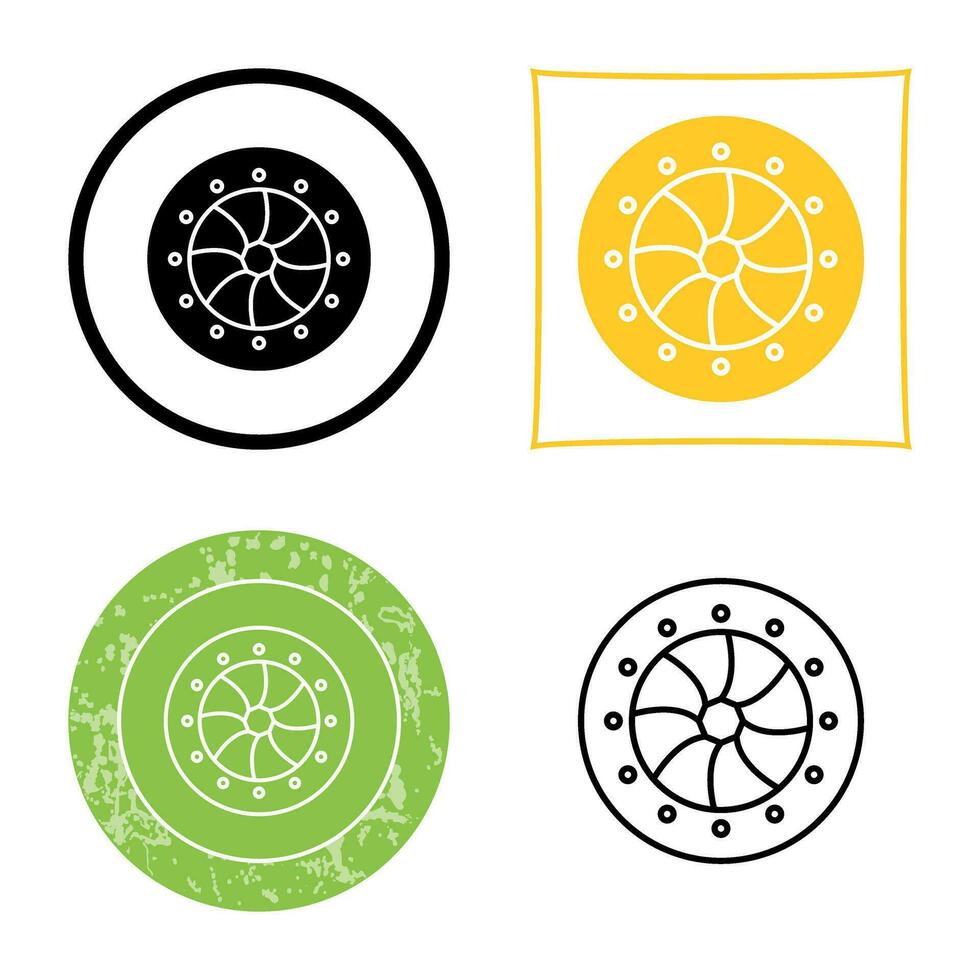 Unique Optical Diaphram Vector Icon