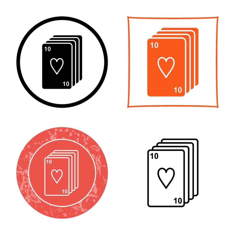 Deck of Cards Vector Icon