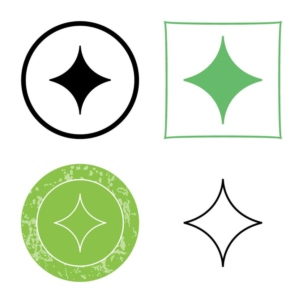 Unique Diamond Vector Icon