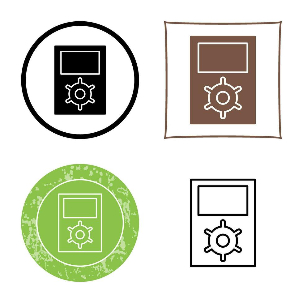 Unique Portfolio Management Vector Icon