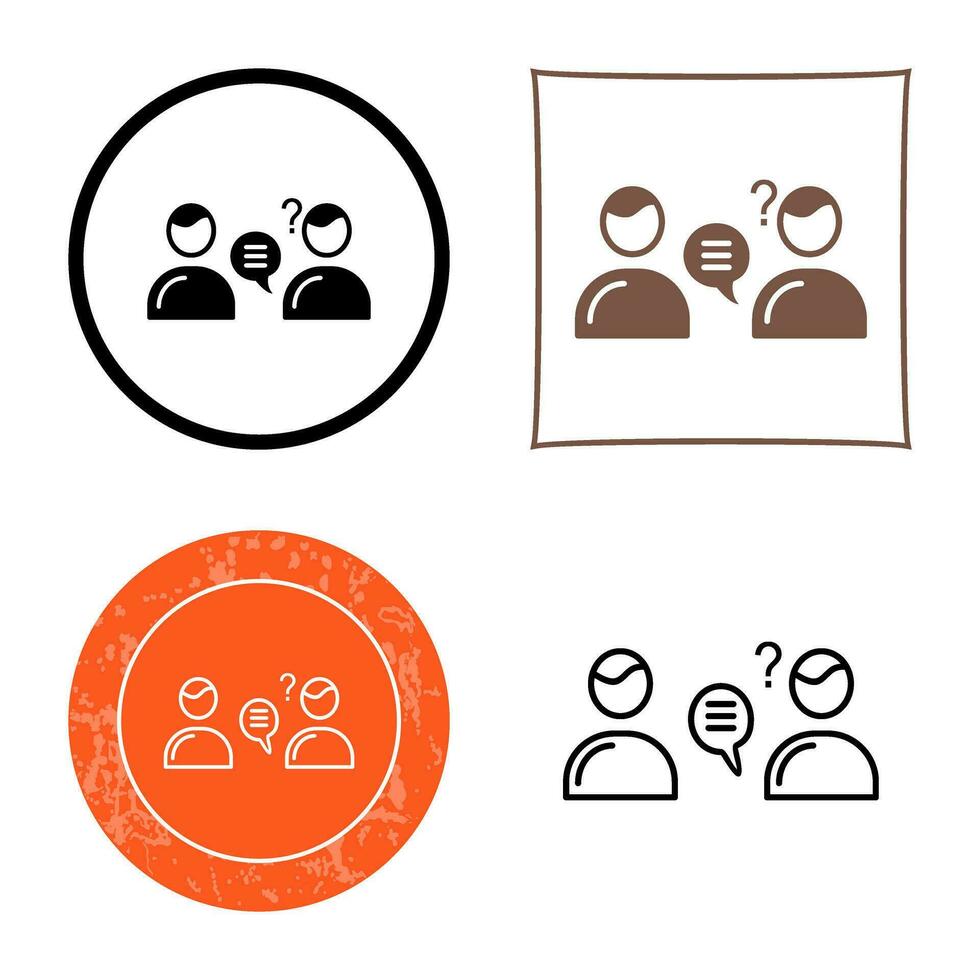 Unique Consulting Services Vector Icon