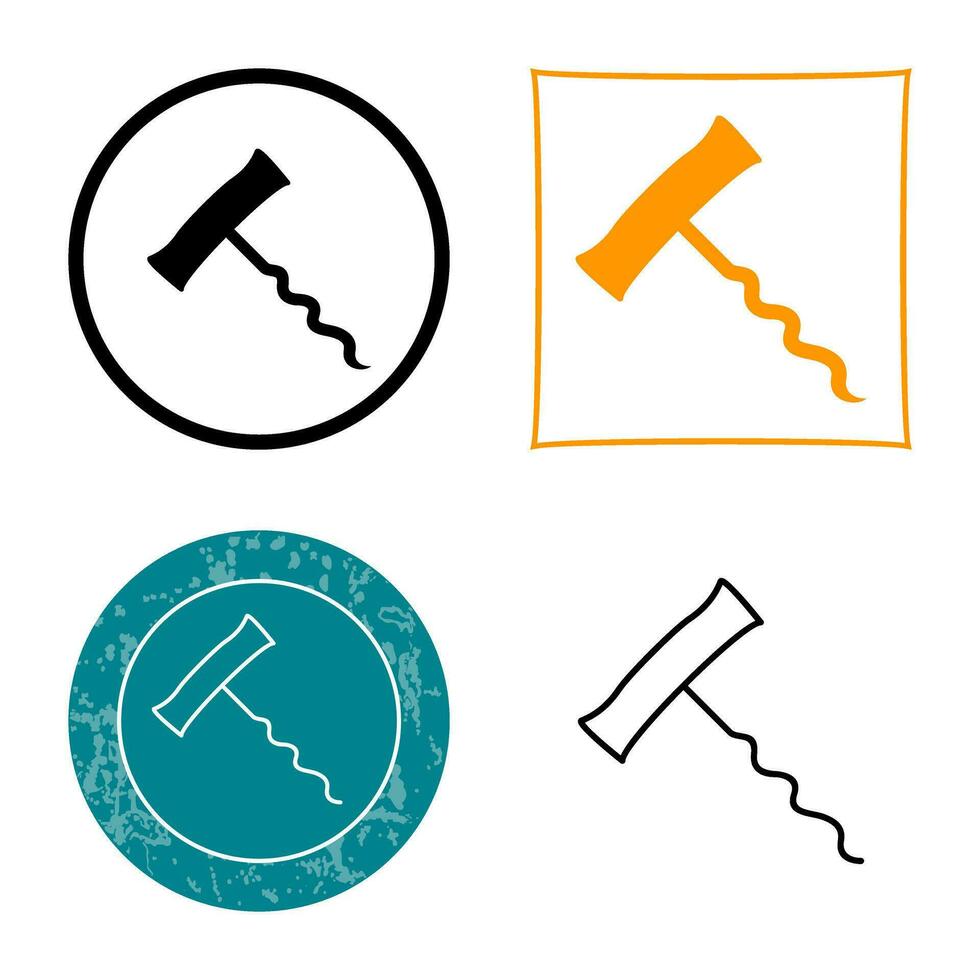 Unique Corkscrew Vector Icon