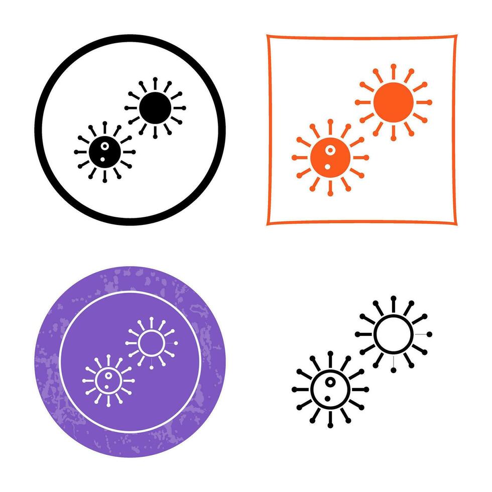 Unique Virus Vector Icon