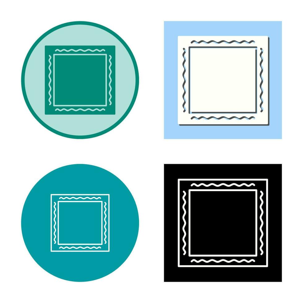 Unique Frame Vector Icon