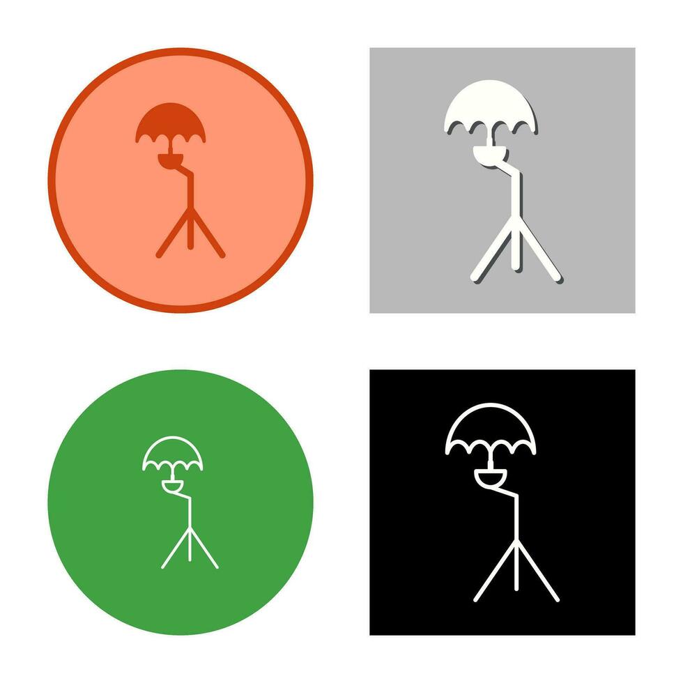 Unique Umbrella Stand Vector Icon