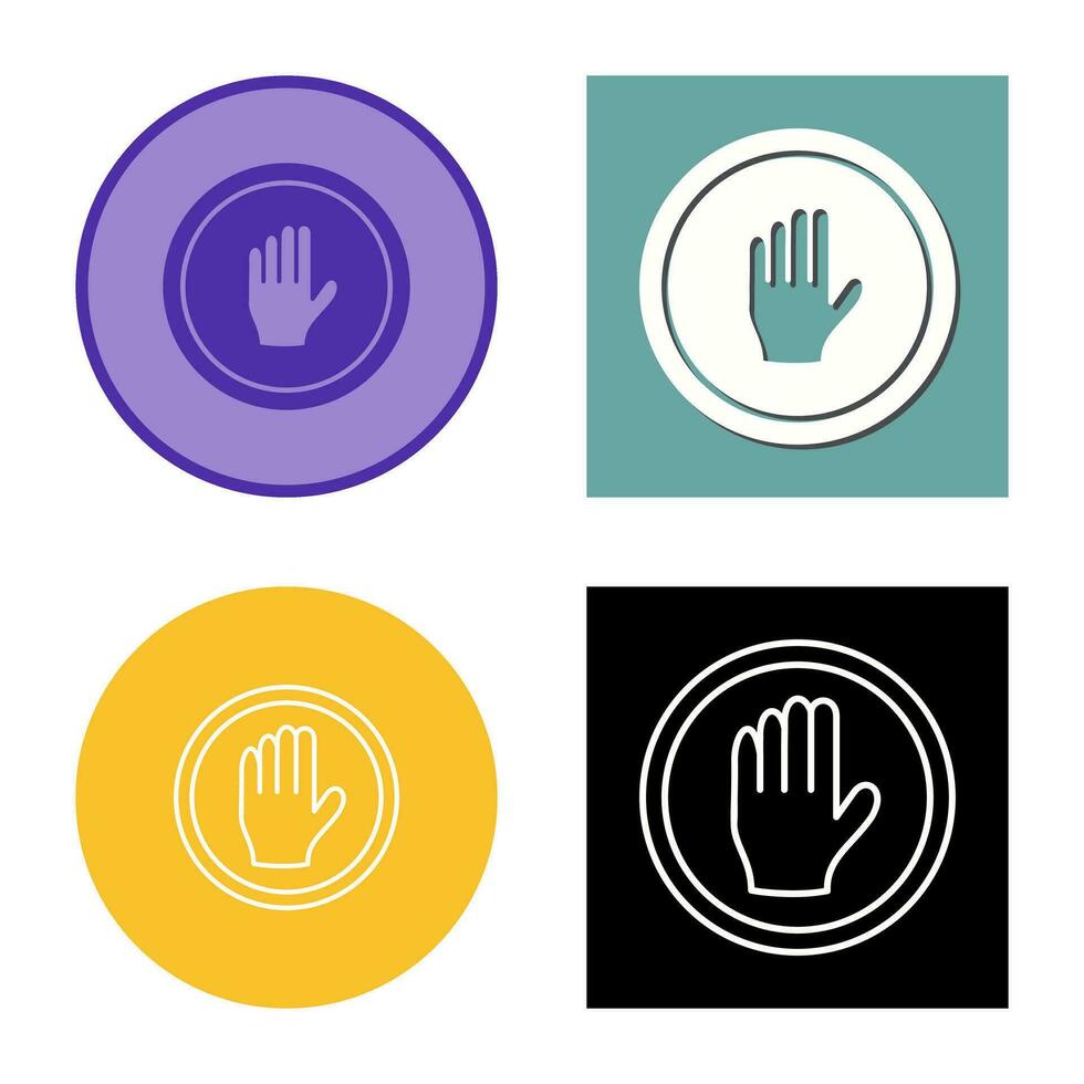 Halt Vector Icon