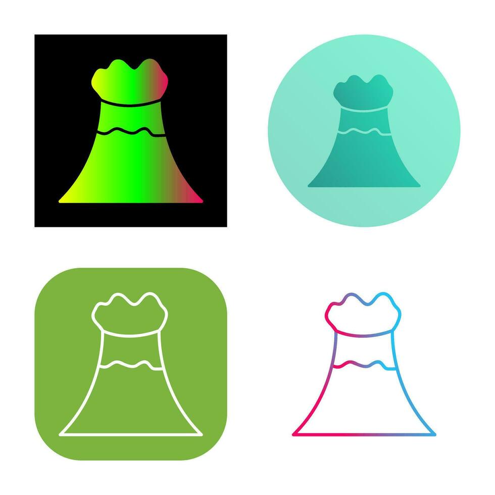 Volcano Vector Icon