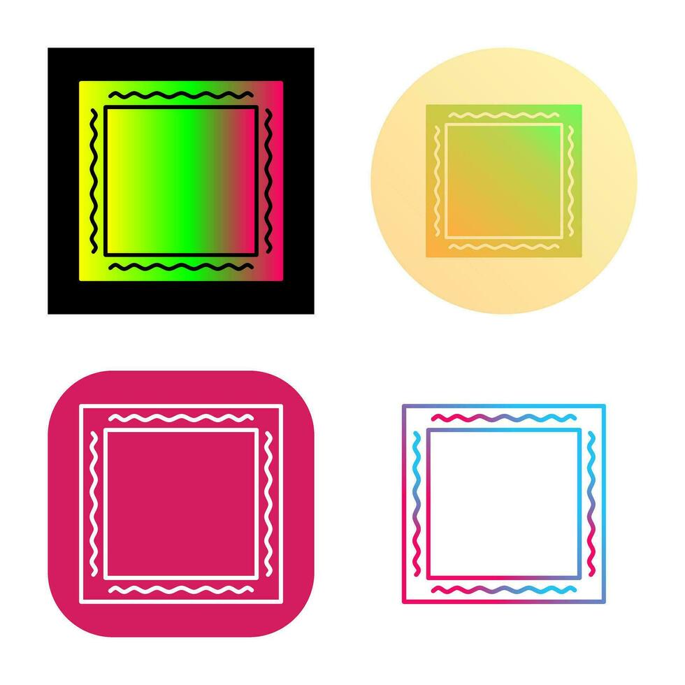Unique Frame Vector Icon