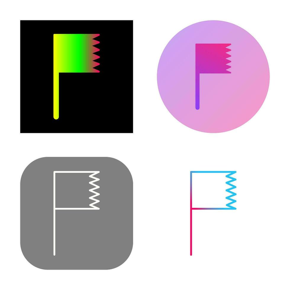 Unique Flag Vector Icon