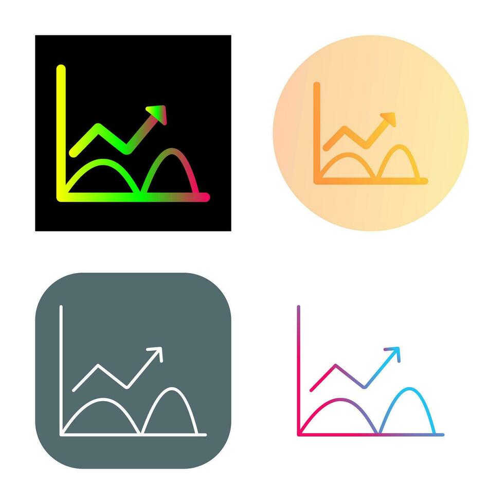 Trend in Graph Vector Icon