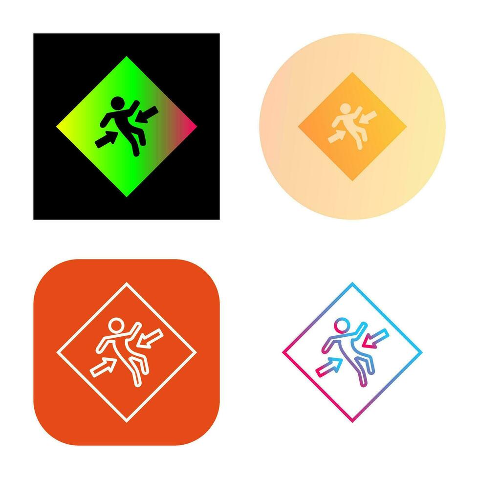 Crush Zone Vector Icon