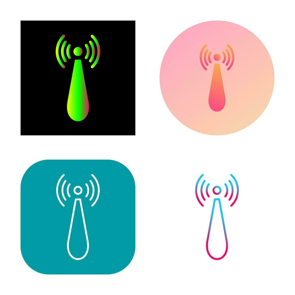 Non Ionizing Radiation Vector Icon