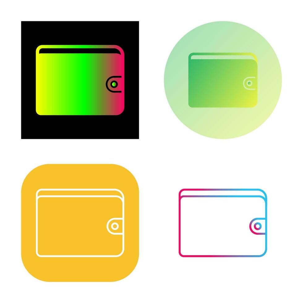 Unique Wallet Vector Icon