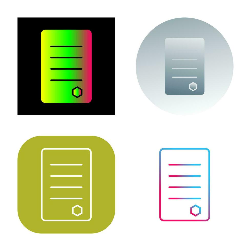 Unique Reports Vector Icon