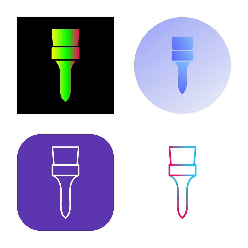 Unique Brush Vector Icon