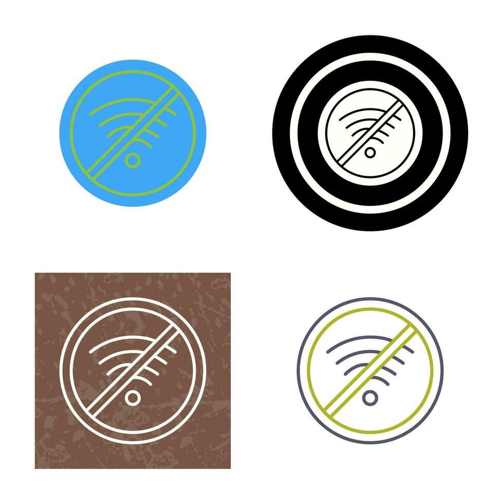 No Wifi Vector Icon