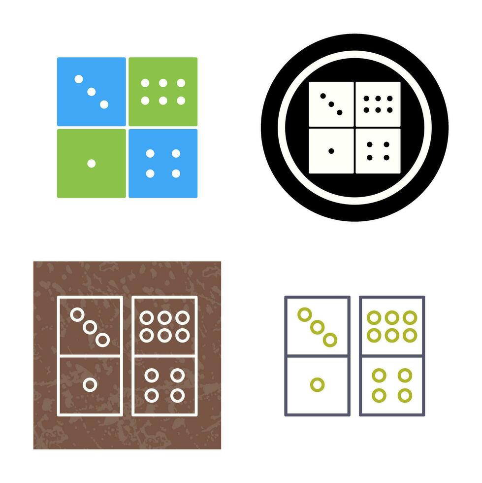 Domino Game Vector Icon