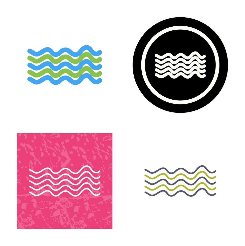 Magnetic Waves Vector Icon