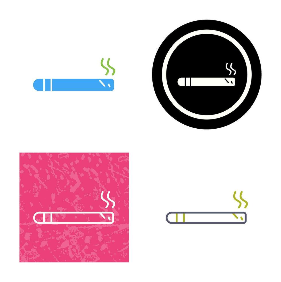 icono de vector de cigarro